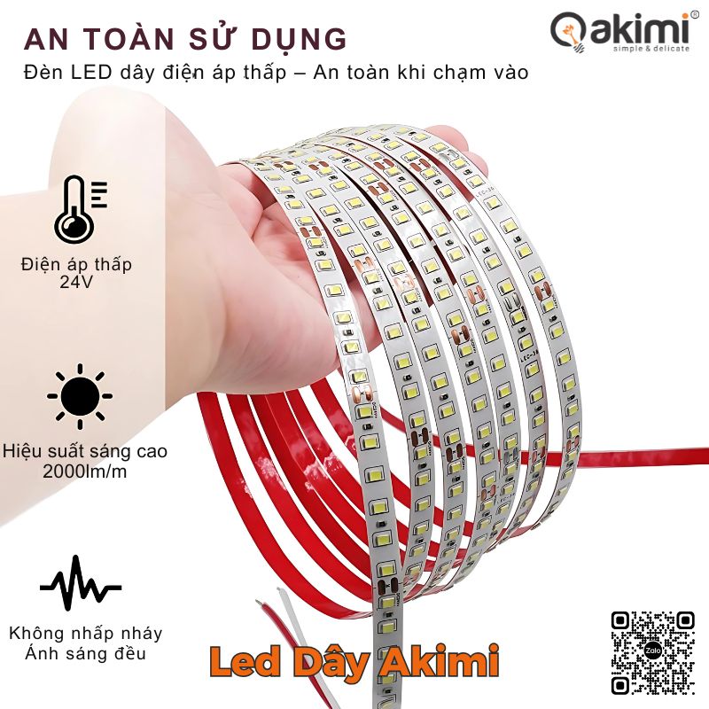 Led Dây Akimi ArchiGrow G15 – Giải Pháp Chiếu Sáng Hắt Trần Chuẩn Kiến Trúc Cho Nội Thất